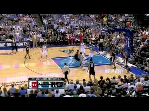 Game 5: Brandon Roy to Marcus Camby for a dunk