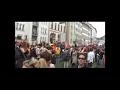 Click here to watch this video German police took off their helmets and marched with the protest