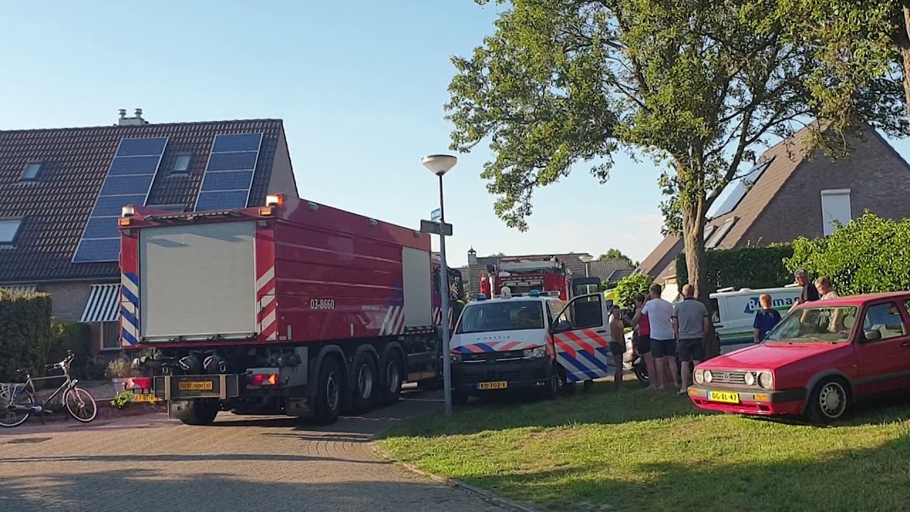 Twee gewonden na balkonbrand Erica (Video)