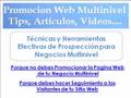 Tecnicas Promocion Web Negocios Multinivel