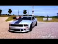 ROUSH 427R Trak Pak Mustang tearing up at Gingerman Raceway