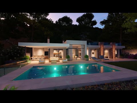 1090000€/Villas de lujo en España/Villa en Benissa/Casas en la Costa Blanca/Casa High Tech/Prémium/Lujo