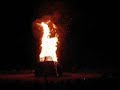 Aggie Bonfire 2006 - Burning and First Fall Aggie Bonfire 2006 - Burning and First Fall