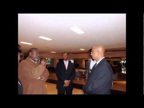 Le Président Cellou Dalein DIALLO et le Président, Française, Monsieur Nicolas SARKORY 