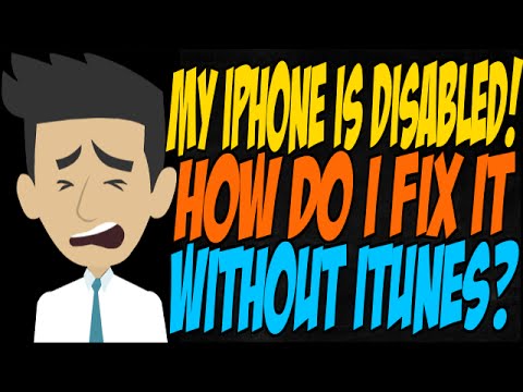 how to fix disabled iphone