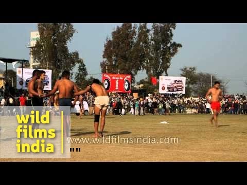 Kabaddi match at Kila Raipur Sports Festival, India