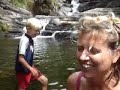 Bushwalk to swimming holes at Aongatete, Bay of Plenty, New Zealand