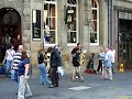 Musicos en Edimburgo