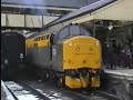 Class 37 locomotive no. 37240 blowing smoke rings with clag at Llangollen during 2004