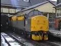 Class 37 240 blowing smoke rings with clag