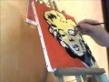 Marilyn Monroe (acrylique)