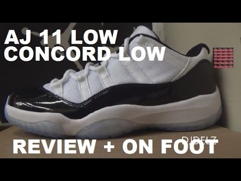 Air Jordan 11 Low Concord Mens Authentic Sneaker Review HD + On Foot