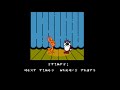 well, i saw nobody posted this so i decided to. i played through this in one day. it's a pretty crappy ending but hey, at least it's not like home alone, rocky and bullwinkle or wayne's world where you get one stupid picture and then it sends you to the title screen. at least they had the balls to do a cutscene.