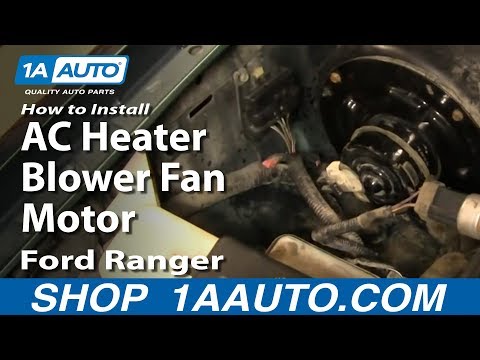 How To Install Replace AC Heater Blower Fan Motor Ford Ranger 93-97 1AAuto.com
