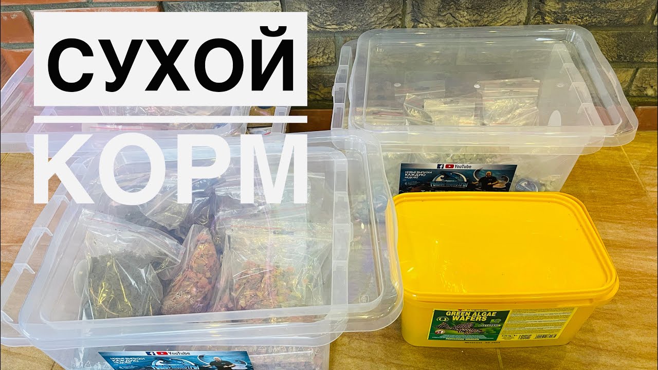 Сухой корм для аквариумных рыбок