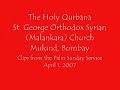 holy qurbana   palm sunday