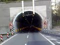 Route naar de Mont Blanc tunnel vanuit Italie ri Frankrijk