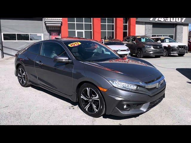 Honda Civic Coupé TOURING, GPS, TOIT, MAG 17P, JUPE HFP 2017 in Cars & Trucks in St-Georges-de-Beauce