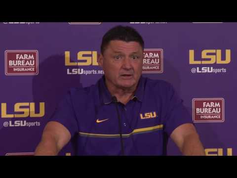 Ed Orgeron Talks To The Media After LSU's 10-0 Loss To Alabama