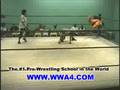 WWA4 Wrestling Moves Schoolboy from corner Jena v Ampliflyer