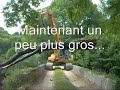 Pelleteuse Samsung E 210 Nettoyage de rivière. Pelleteuse Samsung E 210 Nettoyage de rivière.