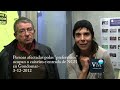 Afectados polas preferentes péchanse no caixeiro da sucursal de NGB en Gondomar.
