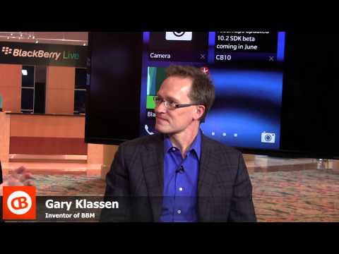 bbm - As part of our CrackBerry Live coverage at BlackBerry Live 2013, we had that the opportunity to sit down with Gary Klassen - the guy who literally wrote vers...