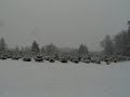 snow storm in estacada oregon ( near portland, oregon and mount hood ) on january 16, 2007