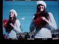 Fresno State Cheerleaders on ESPN @ the New Mexico Bowl with Santa Hats for Christmas!!!