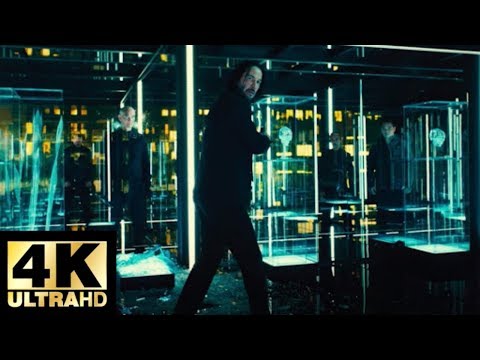John wick: Chapter 3 - Parabellum(2019) - Glass room fight scene Movieclips