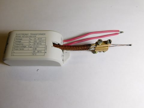 Импульсный паяльник из трансформатора Импульсный паяльник из трансформатора