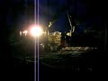 Timberjack 1110D bei Nacht