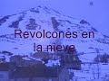 Revolcones en la nieve