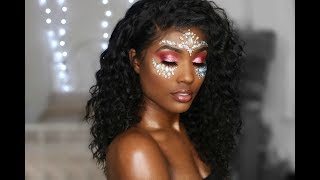 Festival Glam Makeup Look - BEGINNER FRIENDLY