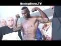 BoxingShow.TV was on hand @ The weigh inn between Adonis 