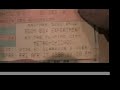 Concert Ticket Stub Flipbook (with Soundtrack!)