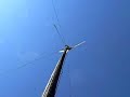 Homebrew wind turbine in Finland furling in high winds pt 2 Homebrew wind turbine in Finland furling in high winds pt 2