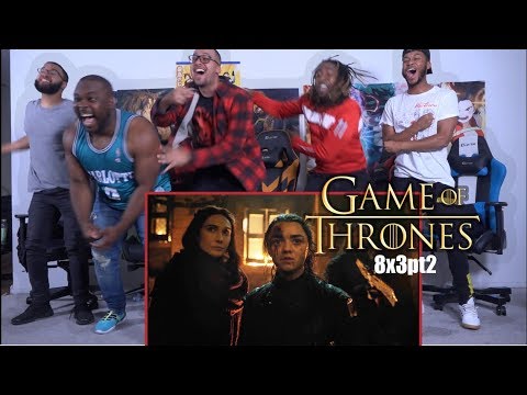 ARYA!! Game of Thrones 8x3 "The Lone Night" GROUP REACTION/REVIEW PART 2