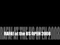 Nadal hitting at the US OPEN 2008