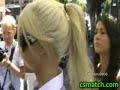 Holly Madison Flashes Nipples at Outside Ivy