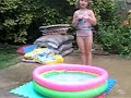 Jumping into the little pool