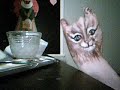 Kitty Hand Puppet Painting
