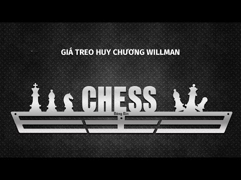 Giá treo huy chương cờ vua CHESS - Thiết kế tại WillMan