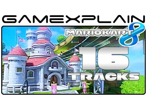 Mario Kart 8: Full Lap on 16 Tracks (Gameplay Compilation - Wii U)