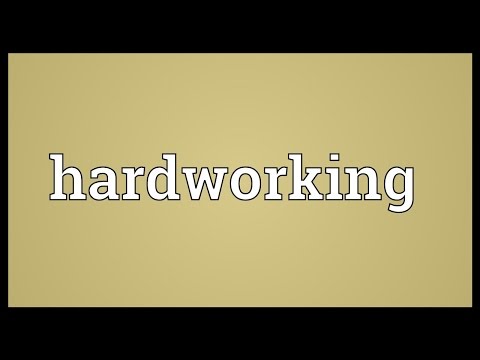 Word Today: Hardwork