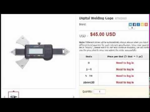 how to use skew-t fillet weld gauge