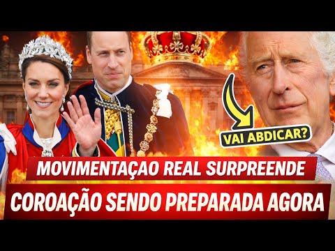 WILLIAM E KATE aceleram PLANO SECRETO de COROAÇÃO e o Rei Charles pode ABDICAR