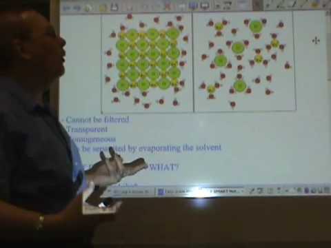 Solution - This video demonstrates how a solution forms, the properties of a solution, solubility and factors affecting solubility.