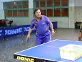Table tennis service Ugo Foltz