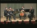 jerusalem quartet
alexander pavlovsky - 1st violin
sergei bresler - 2nd violin
amichai grosz - viola
kyril zlotnikov - cello 

franz schubert (1797-1828)
streichquartett d-moll, d 810
